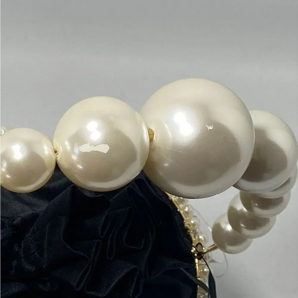 Rosantica Holli Siviglia Faux Pearl-Embellished Top Handle Bag